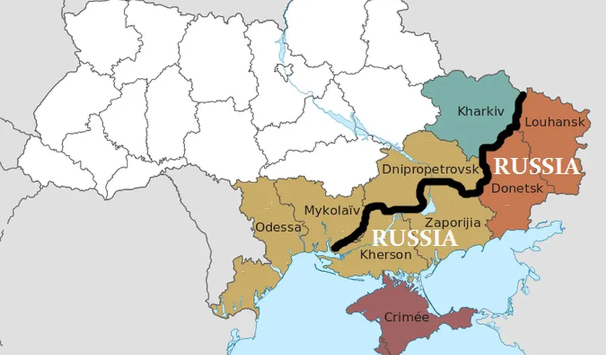 Какие области референдума. Границы Украины. Новая карта Украины. Новая карта Украины после референдума. Территория России и Украины.